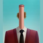 Surrealistic portret
