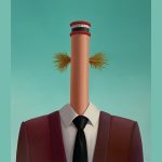 Surrealistic portrait