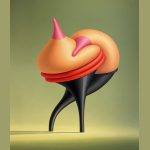 Surrealistic figure