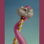 surrealistic figure