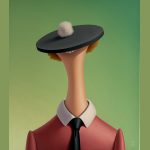 Surrealistic figure